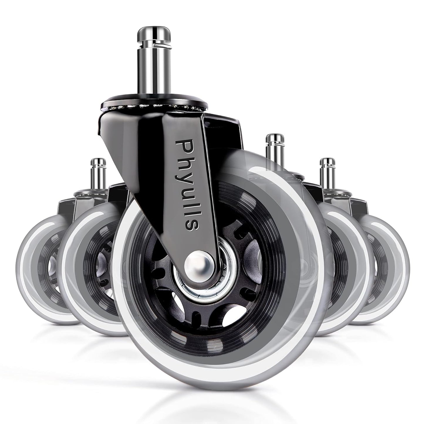 Smooth & Silent Phyulls Chair Casters