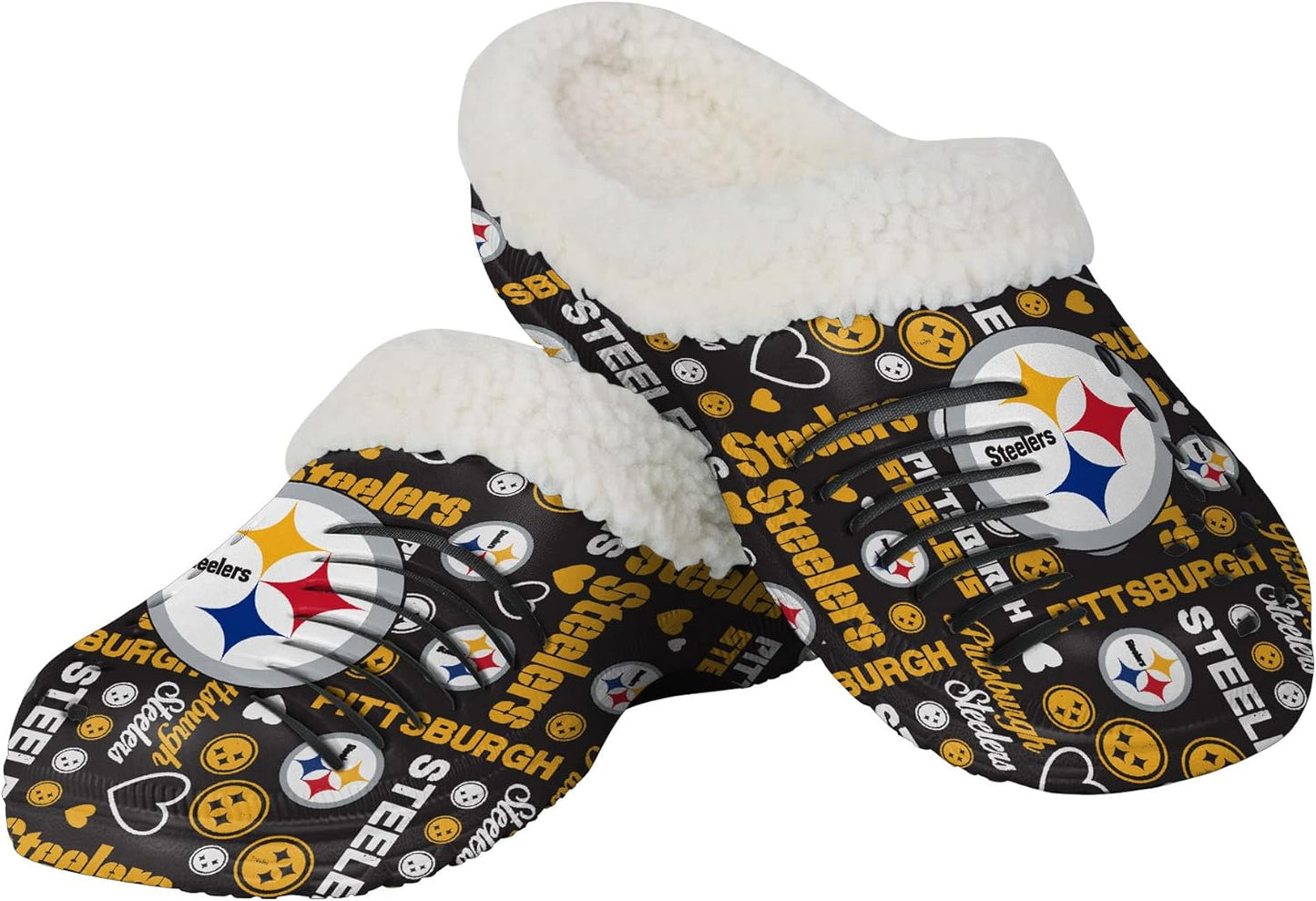FOCO Women's NFL Team Logo Sherpa Lined Love Shoe Clogs Review