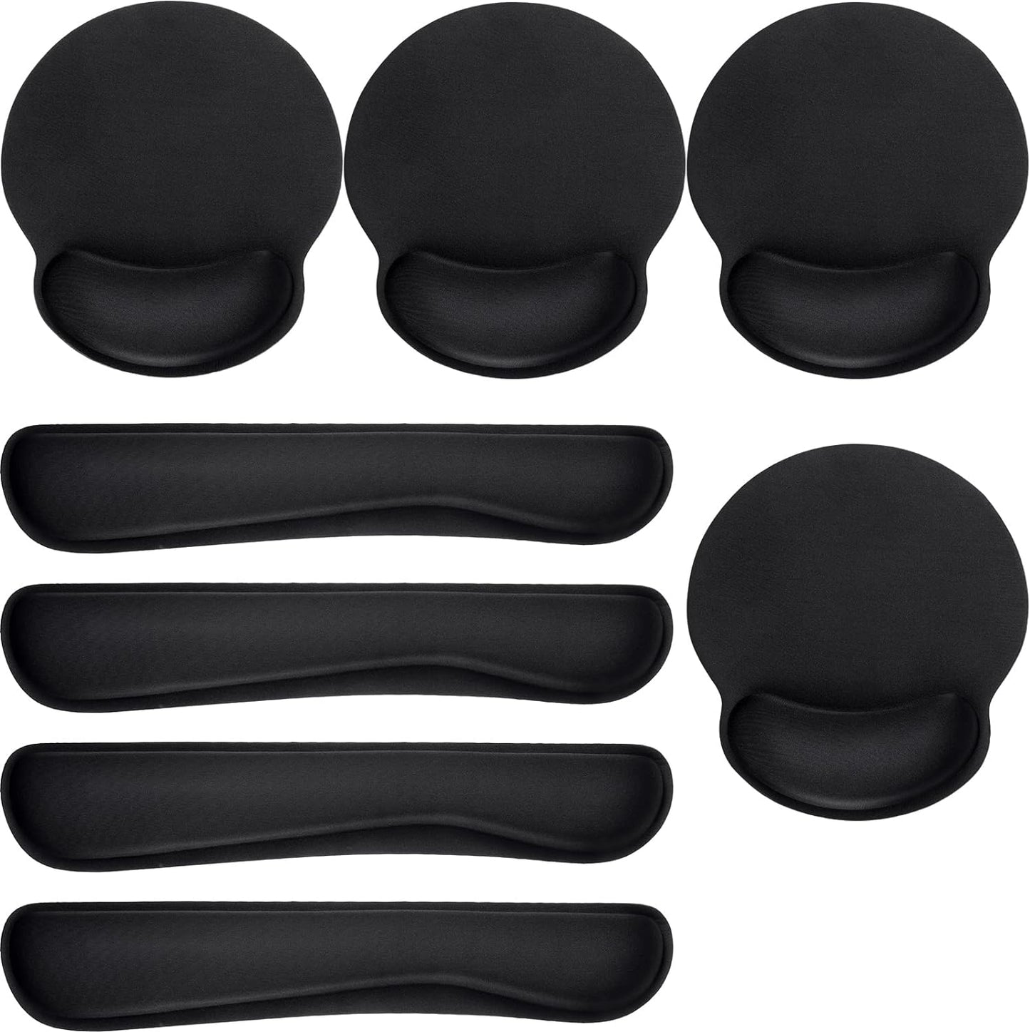 Ergonomic Keyboard & Mouse Pad Set for Comfort