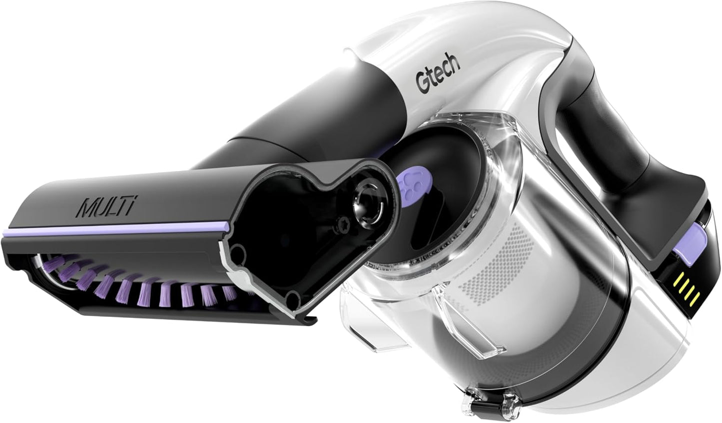 Gtech Platinum Handheld Vacuum | Reinforced Aluminum | Powered Brush | 30 Mins Runtime