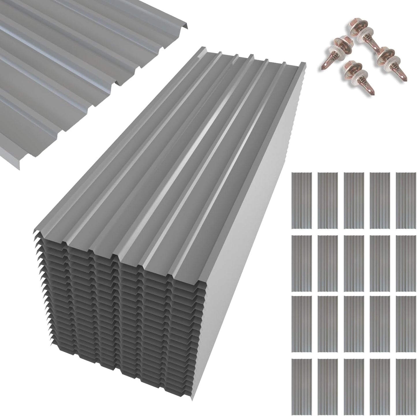 NeatiEase Metal Roofing Panels for Sheds and Outdoor Projects