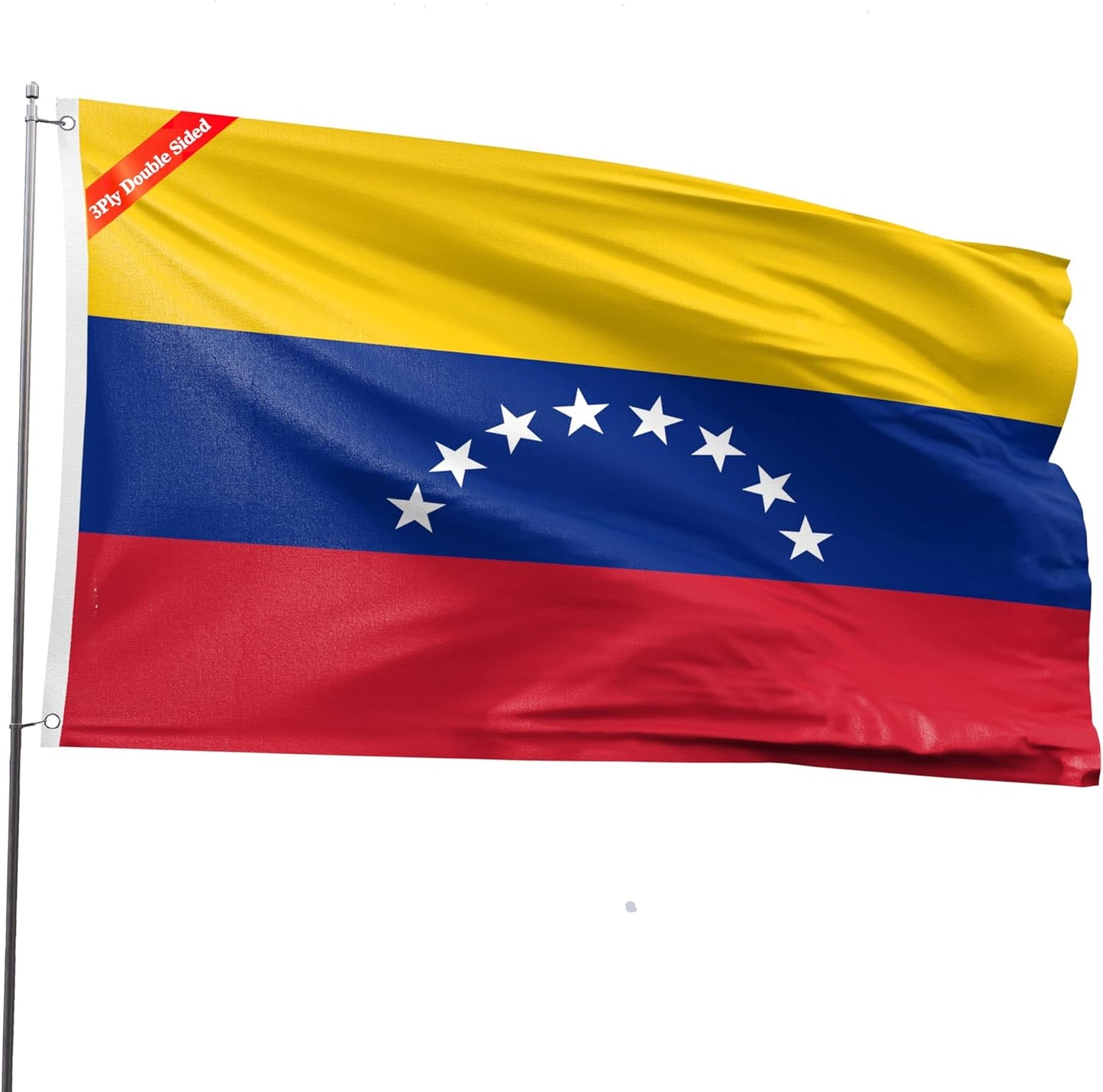 Double Sided Venezuela Flag 4x6FT for Festivals and Events