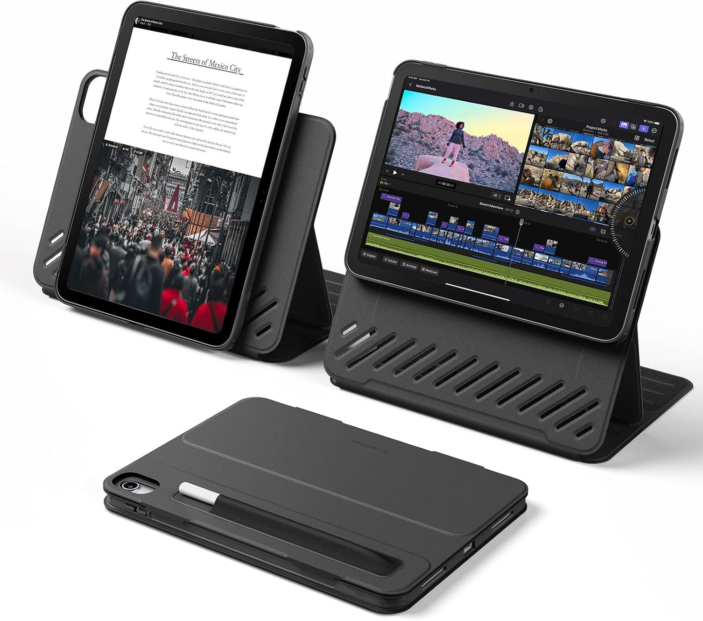 ESR iPad Air 11 Inch Case with Adjustable Stand and Protection