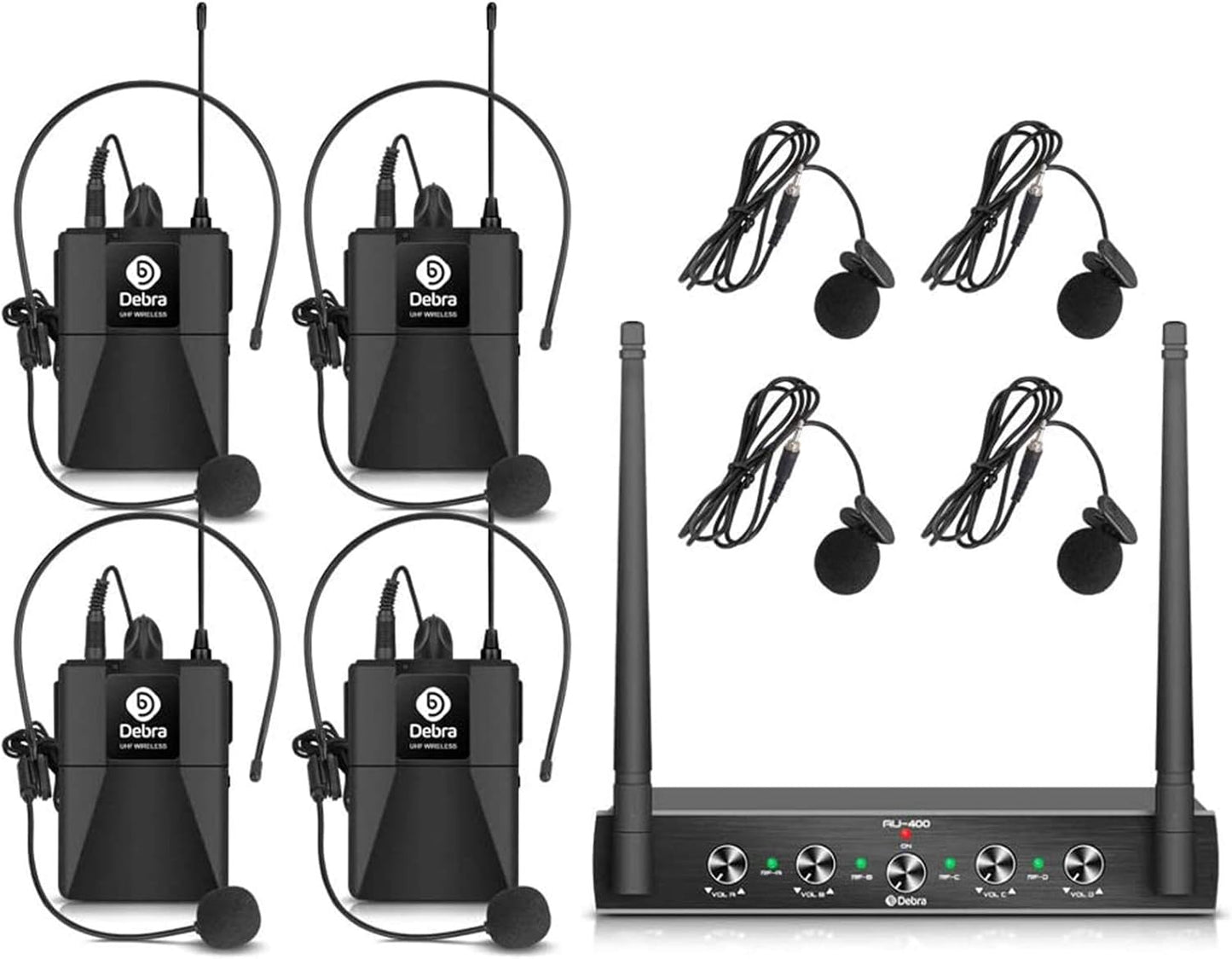 Debra Audio Pro UHF 4 Channel Wireless Microphone System Review