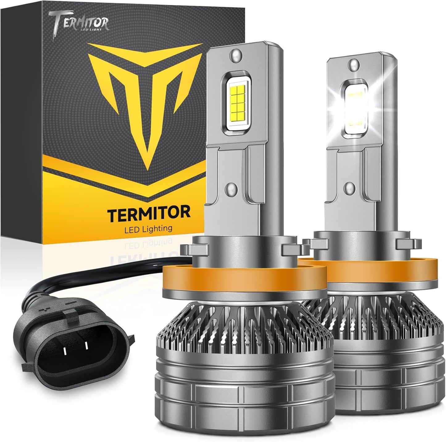 H11 Bulbs 26000LM 800% Brightness H8 H9 Light Bulbs for Safety