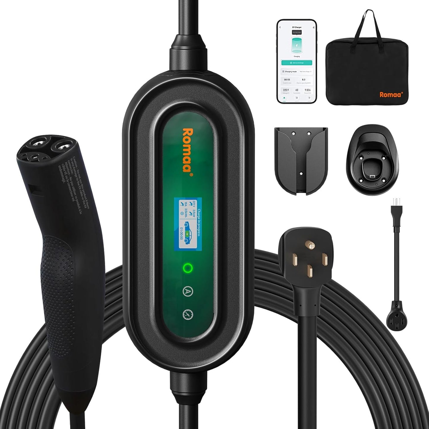 High-Speed Tesla Mobile Charger with WiFi App