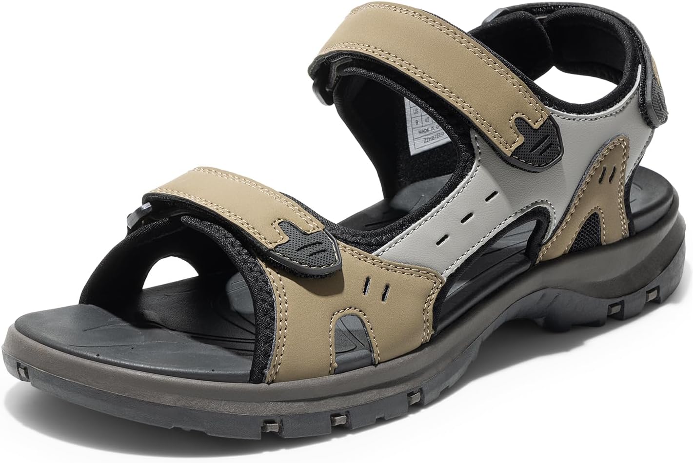 DREAM PAIRS Mens Arch Support Hiking Sandals for Summer Fun