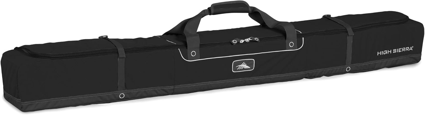 High Sierra Black Ski Bag - Fits Skis Up to 6ft