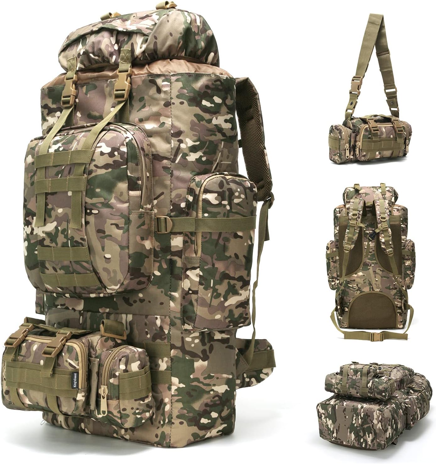King'sGuard 100L Military Backpack - Ultimate Storage