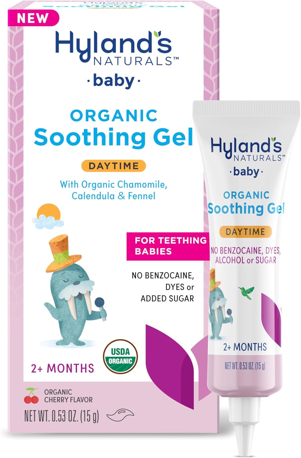 Hyland's Organic Cooling Oral Gel - Soothes Oral Discomfort