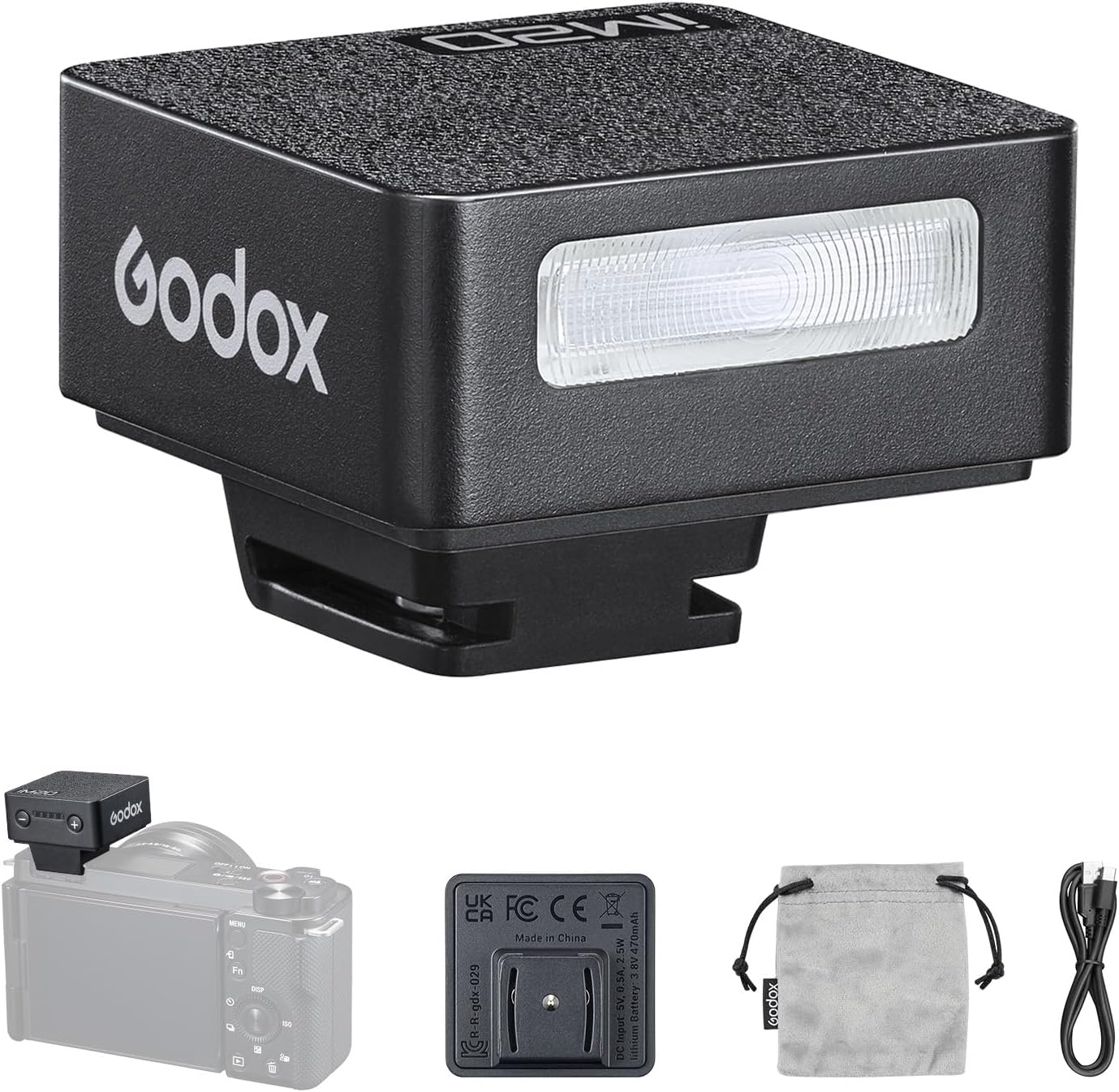 Godox iM20 Camera Flash: Compact 440 Full-Power Mini Flash