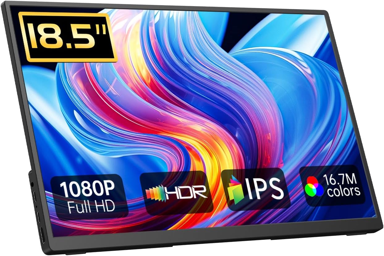 18.5 HDR Gaming Monitor: Portable with 100Hz Refresh Rate