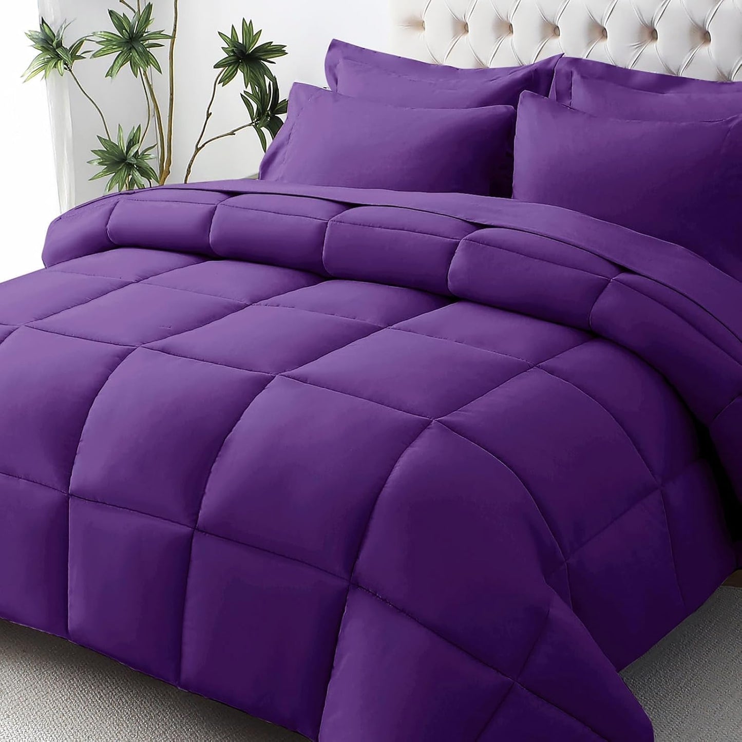 JOLLYVOGUE Queen Comforter Set - Ultra-Soft Bedding Set