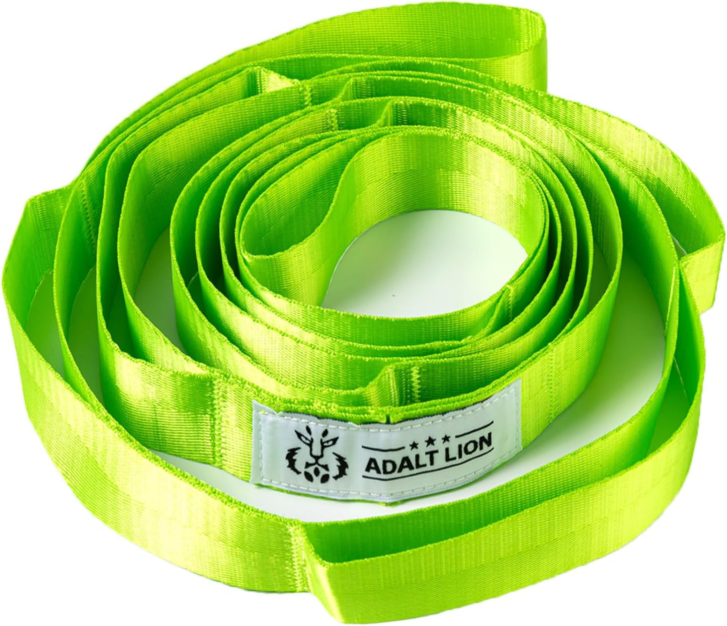 10-Loop Stretching Strap - Non-Elastic for Flexibility