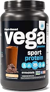 Vega Sport Premium Vegan Protein Powder Mocha for Recovery