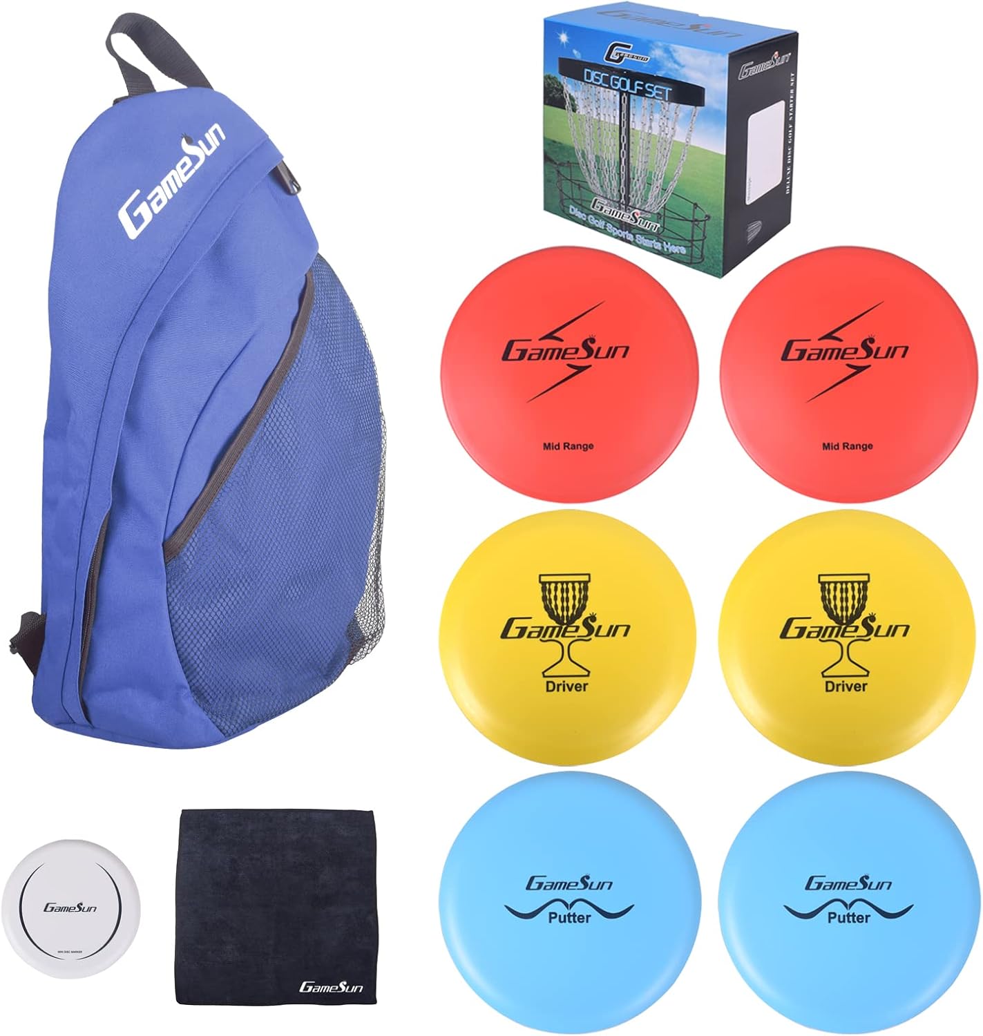 GAMESUN Disc Golf Set - Ultimate Carry-On Bundle