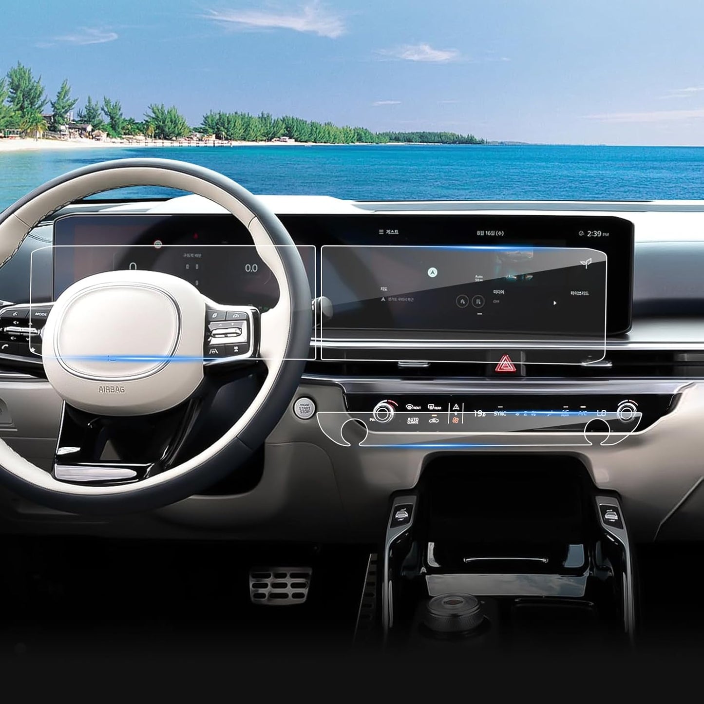 High Clarity Screen Protector for 2024 2025 2026 Kia Sorento
