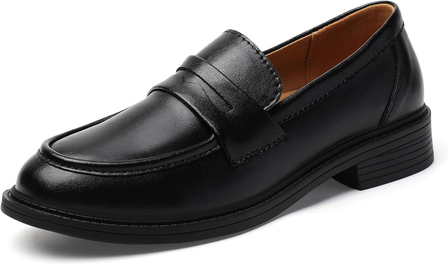 Penny Loafers for Women: Comfortable Black Business Casual Shoes