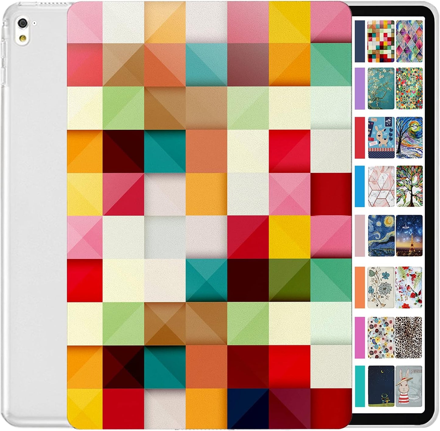 DuraSafe Cases iPad Pro 9.7 inch 2016 Case - Color Grid Design