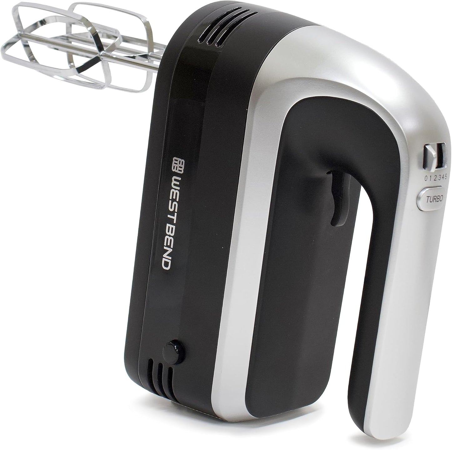 West Bend Hand Mixer with Immersion Blender - 6 Speeds, Ergonomic Handle