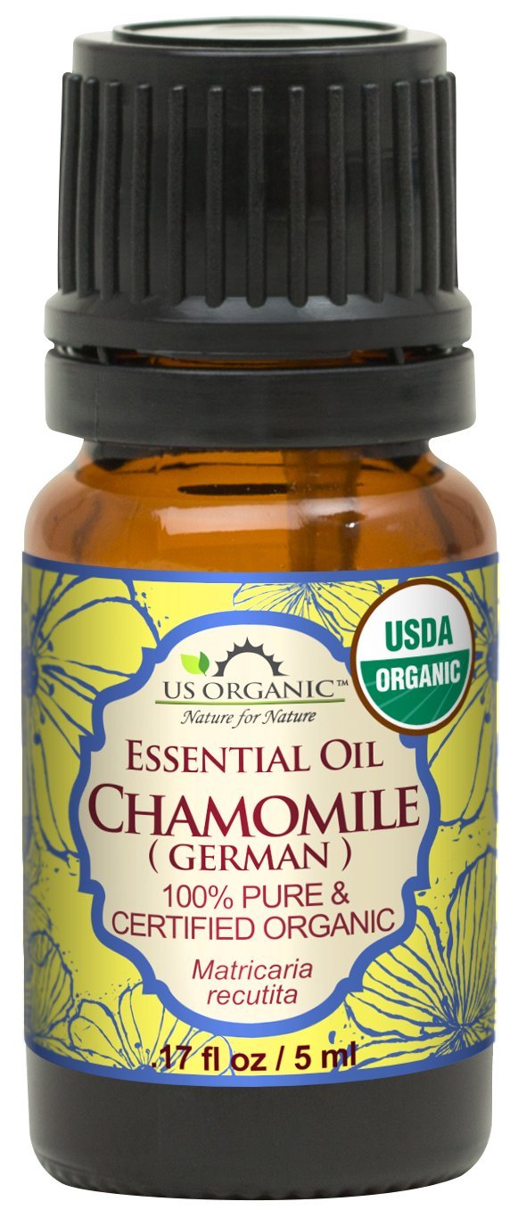 100% Pure Blue Chamomile Essential Oil - USDA Certified Organic