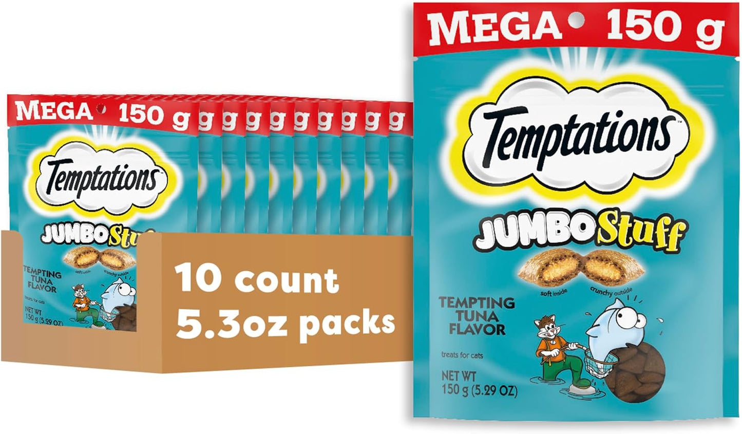 Temptations Jumbo Stuff Crunchy and Soft Cat Treats for Cats
