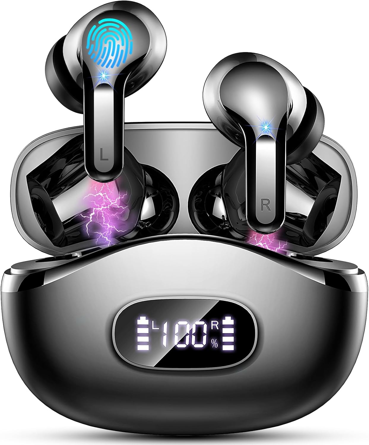 AOTONOK Wireless Earbuds - 40H Playtime with Deep Bass and IP7 Waterproof