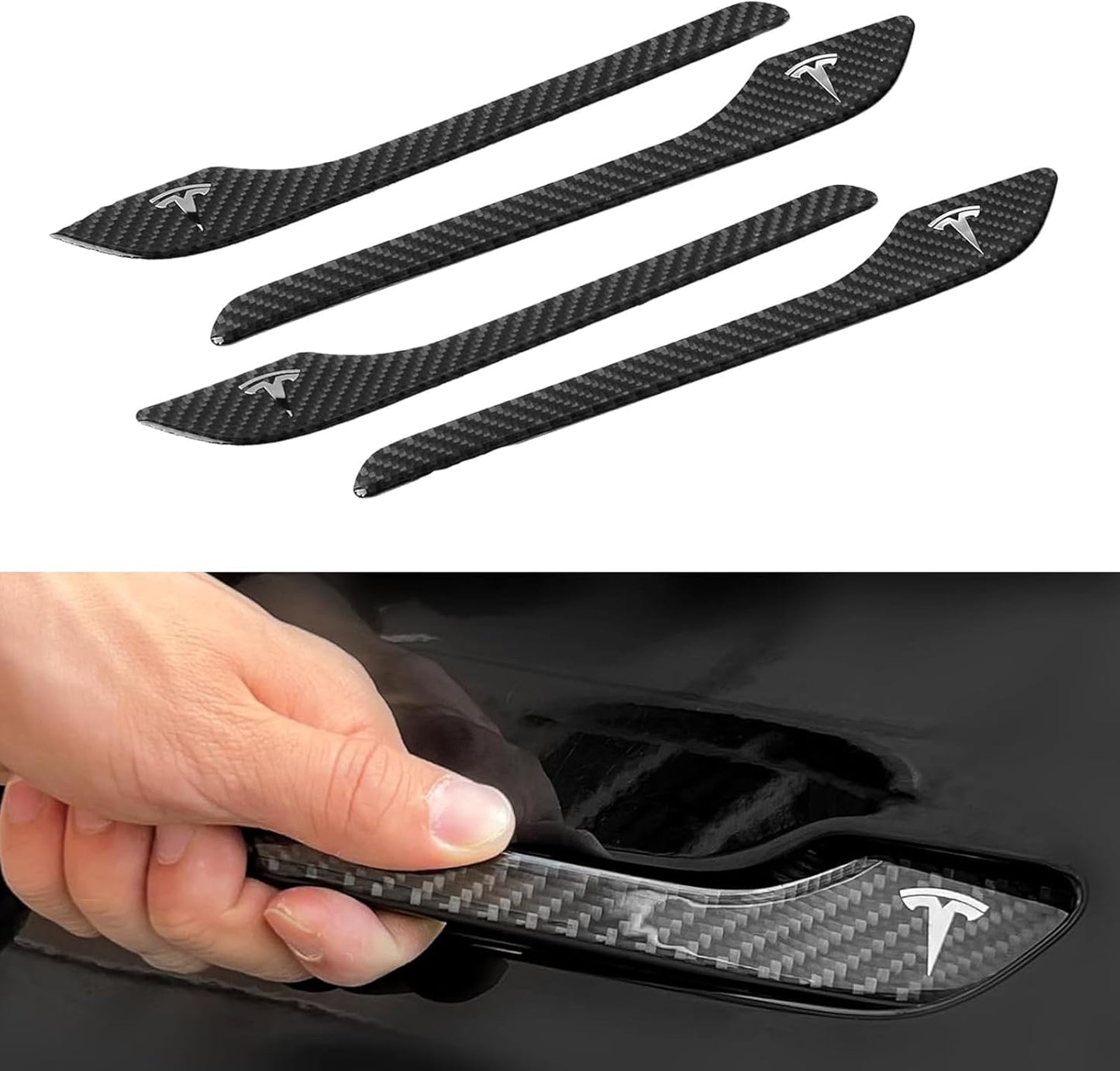 4PCS Door Handle Cover for Tesla Model 3 and Model Y 2019-2026