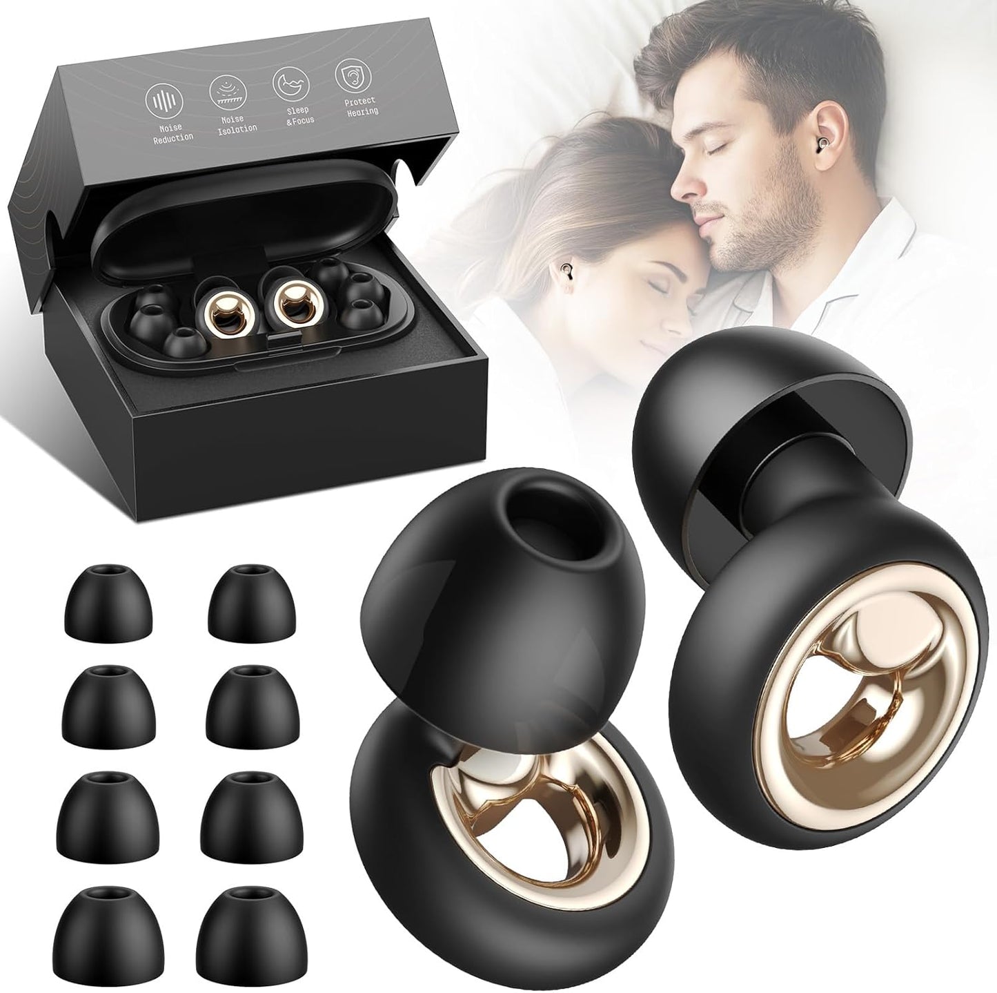 Vosaf Ear Plugs for Sleeping Noise Cancelling and Comfort