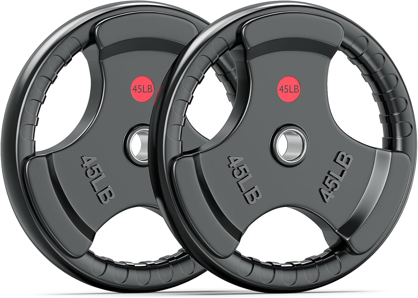 Rubber Weight Plates for Barbell - Ideal for Weightlifting in Gym