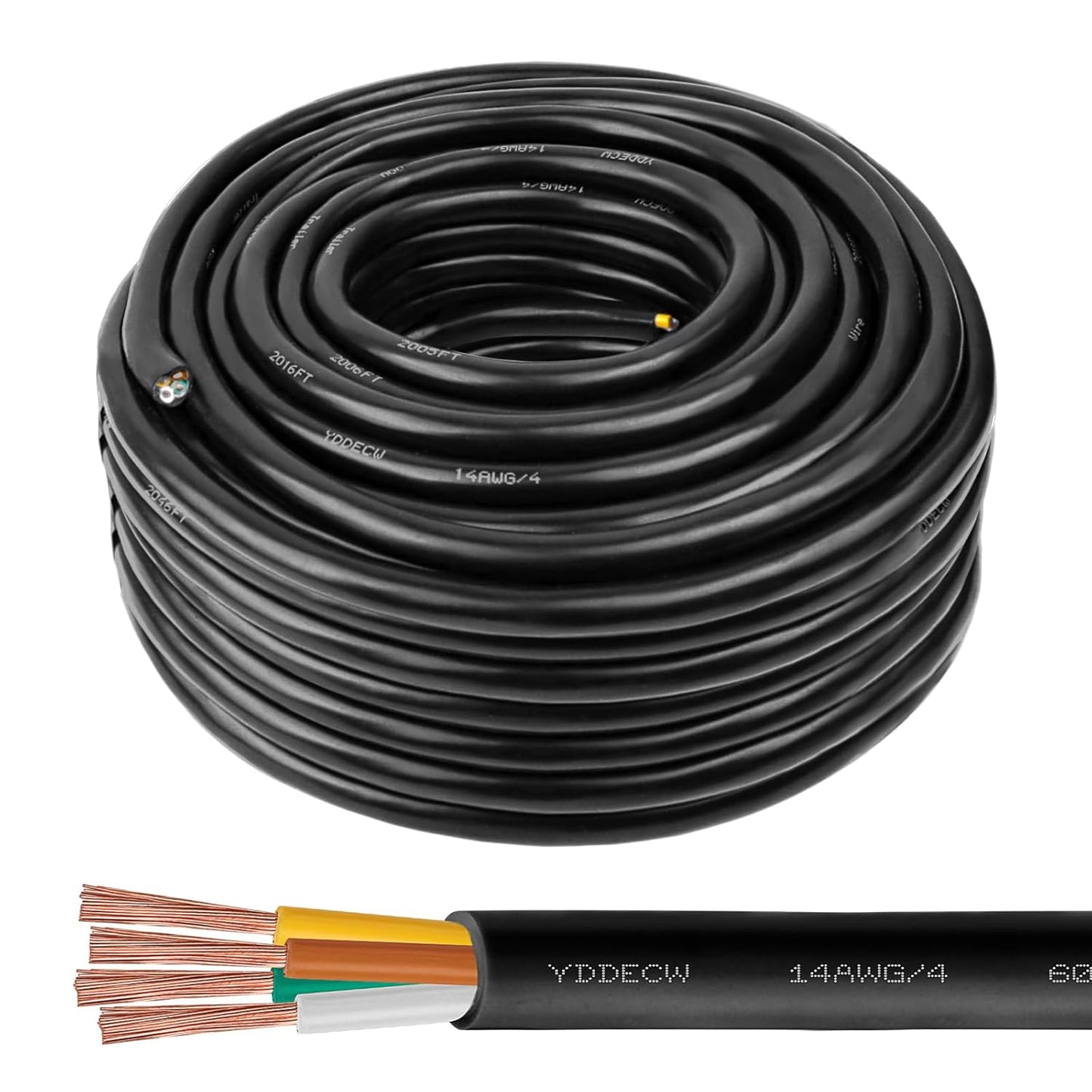 14 AWG 4 Conductor Control Cable for Mini Split Systems