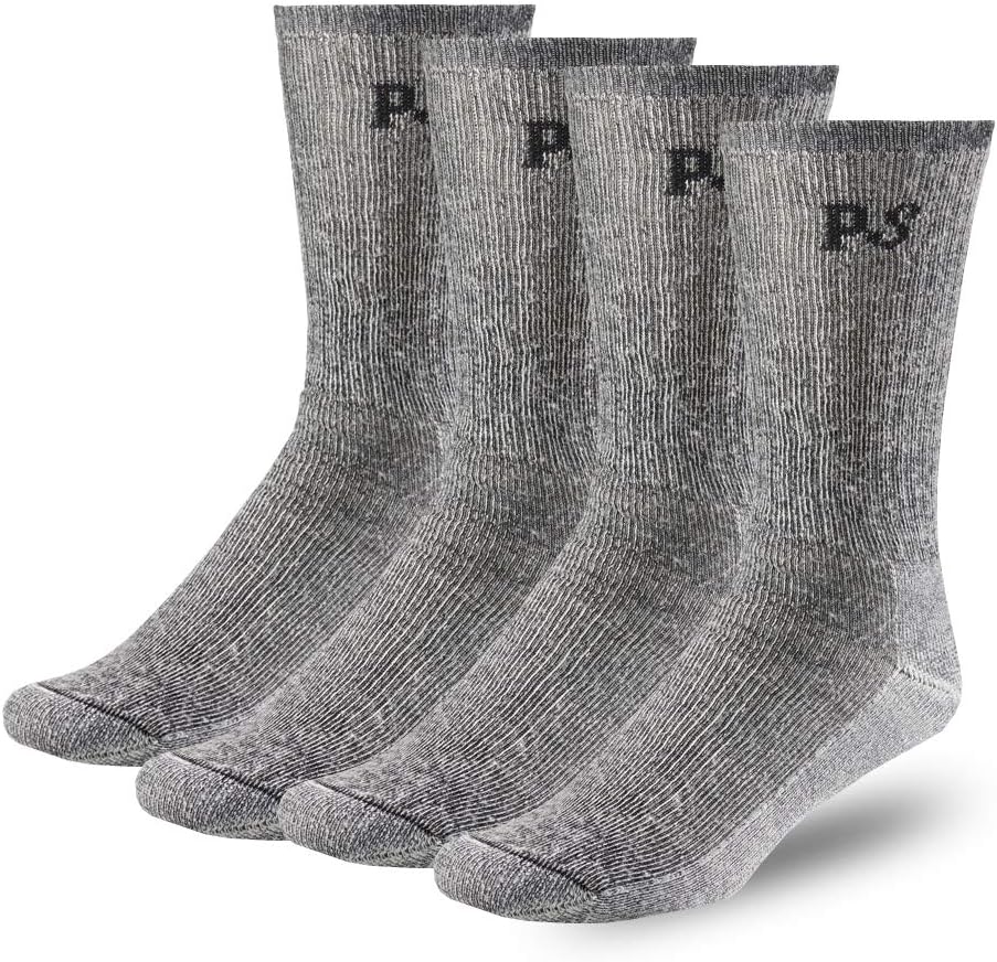 People Socks Merino Wool Crew Socks for Men and Women - 4 Pairs