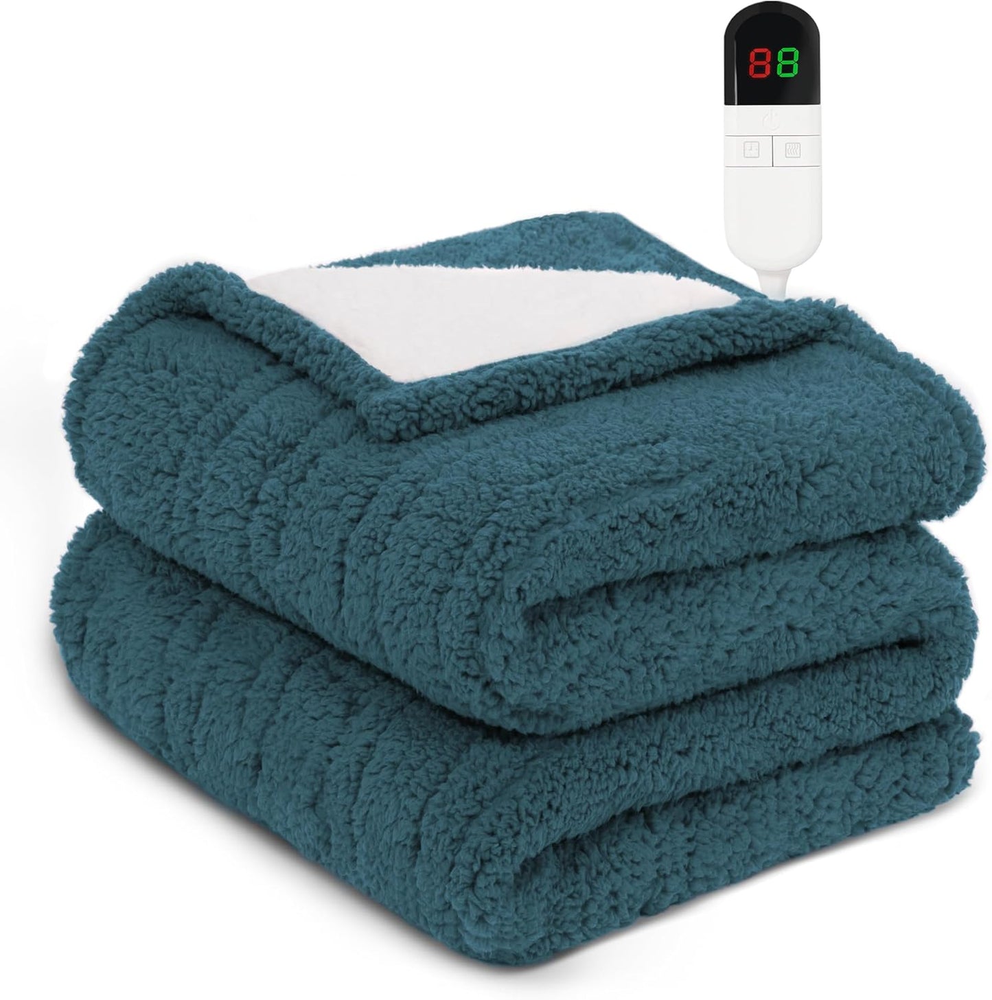 MAXEVE Heated Blanket Electric Throw for Cozy Winter Nights