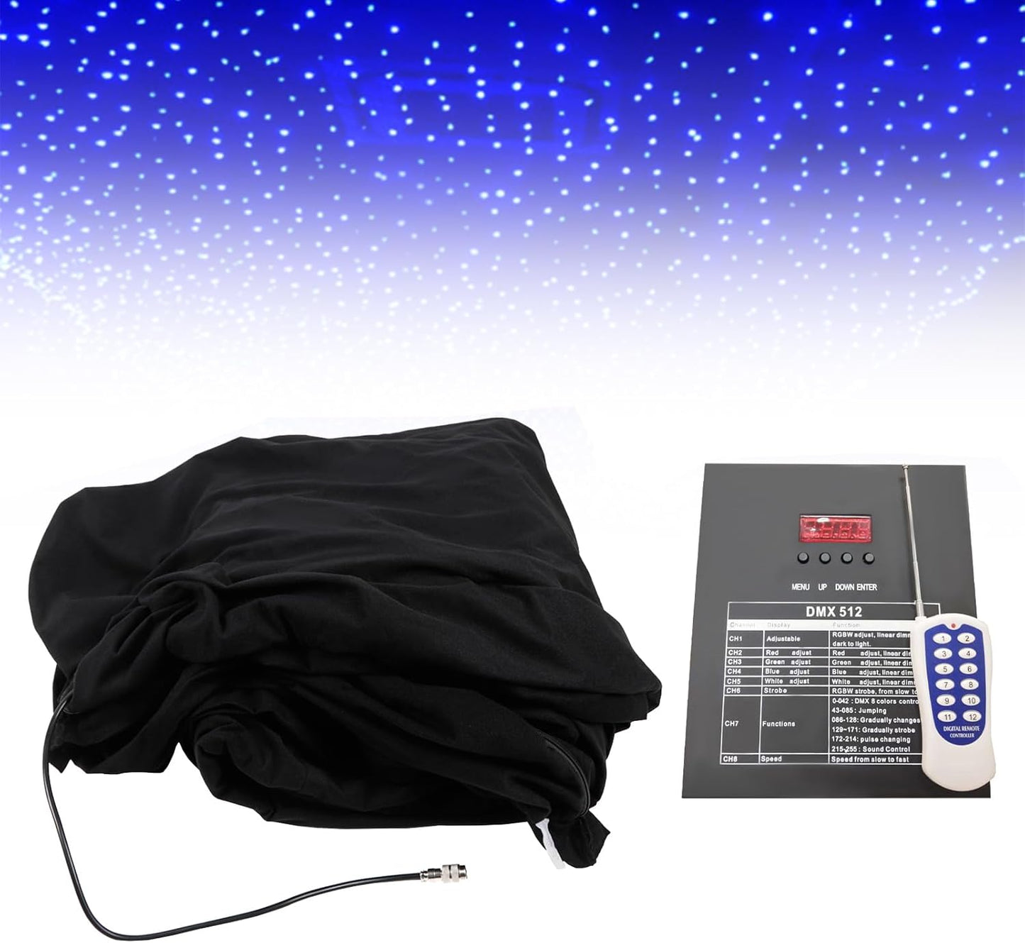 LED Stage Backdrop with Remote for Stunning Event Decor