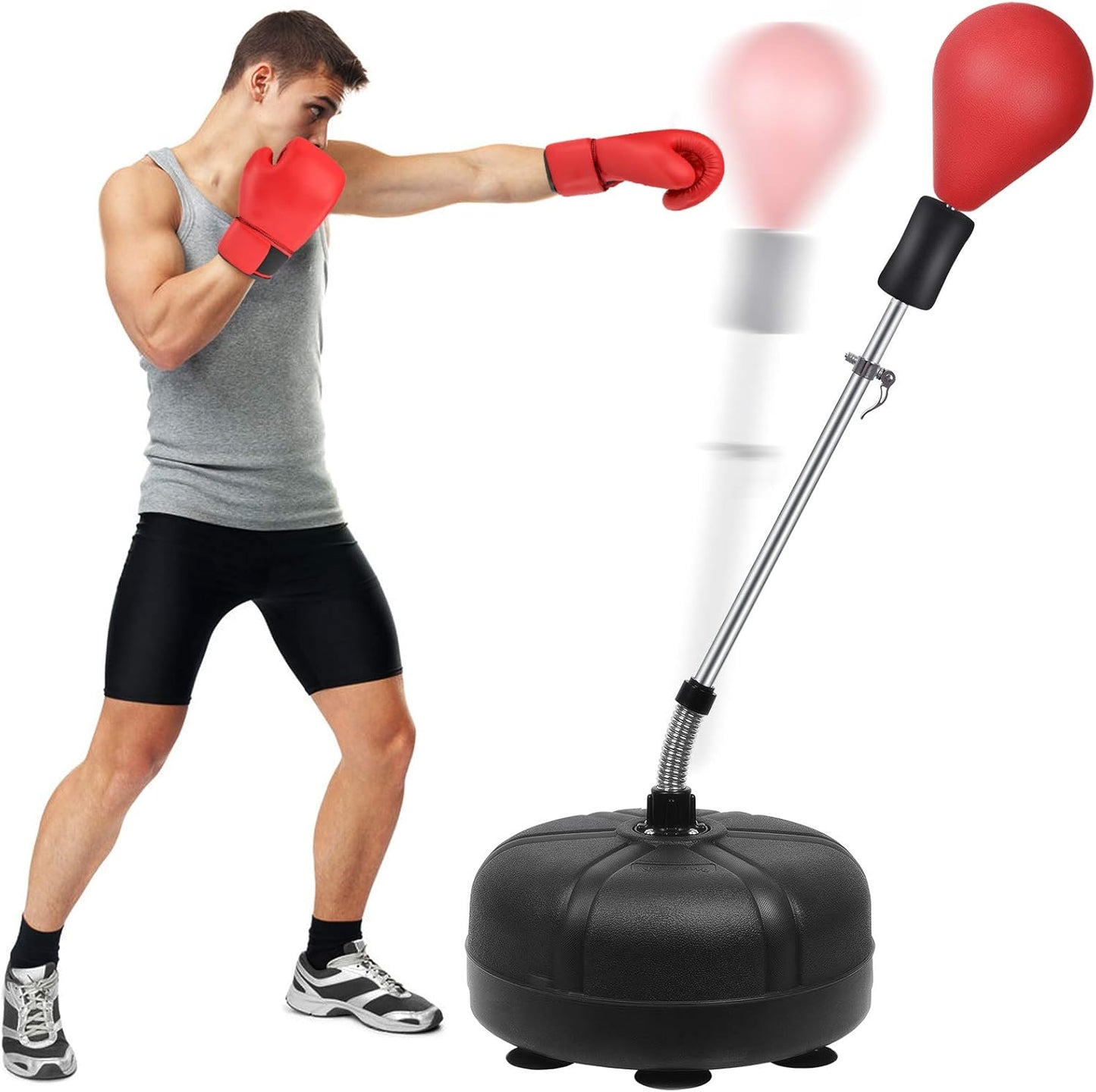 Adjustable Height Boxing Reflex Bag for Speed Training