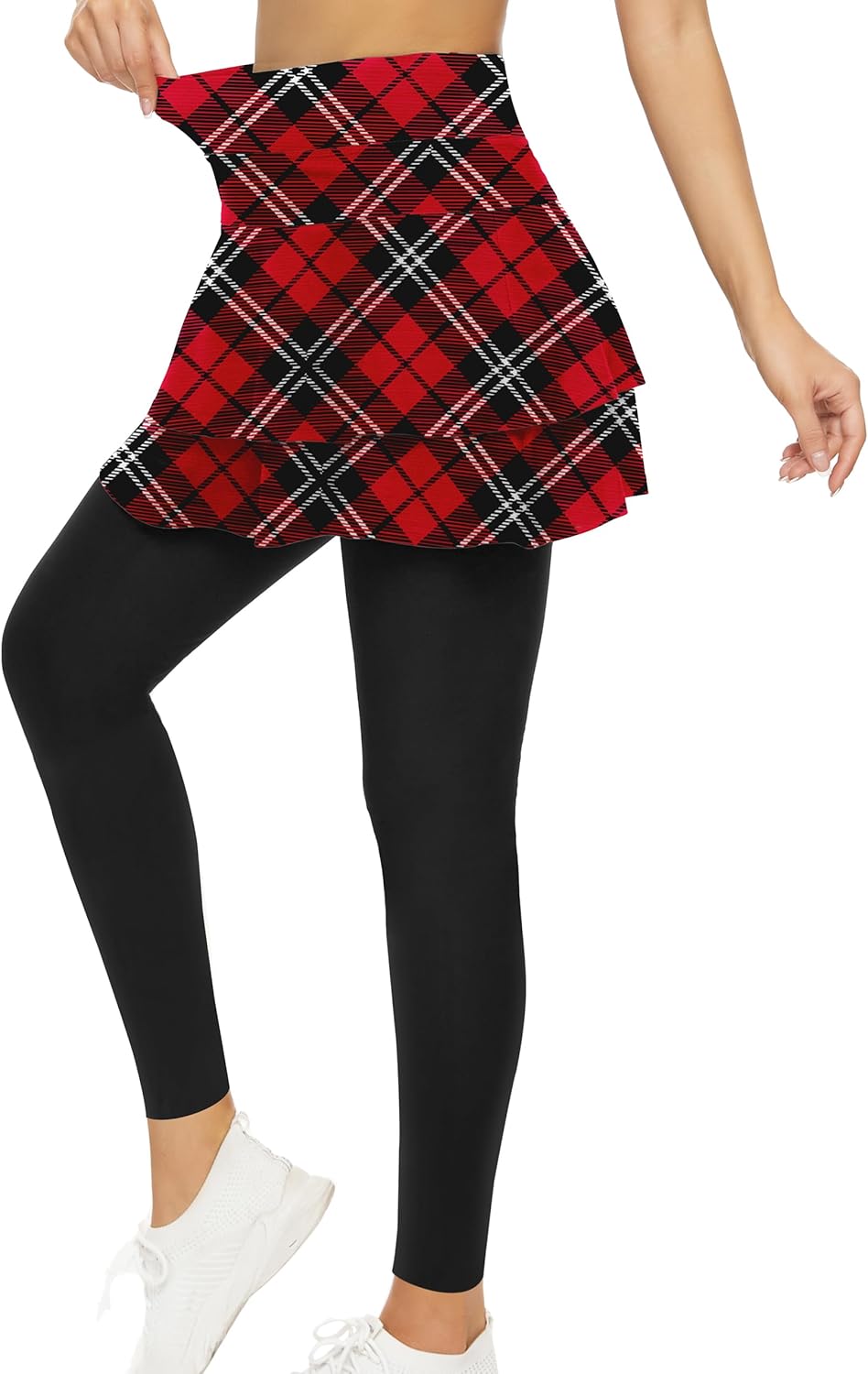 Tennis Skirted Leggings with Pockets for Women Active Skort