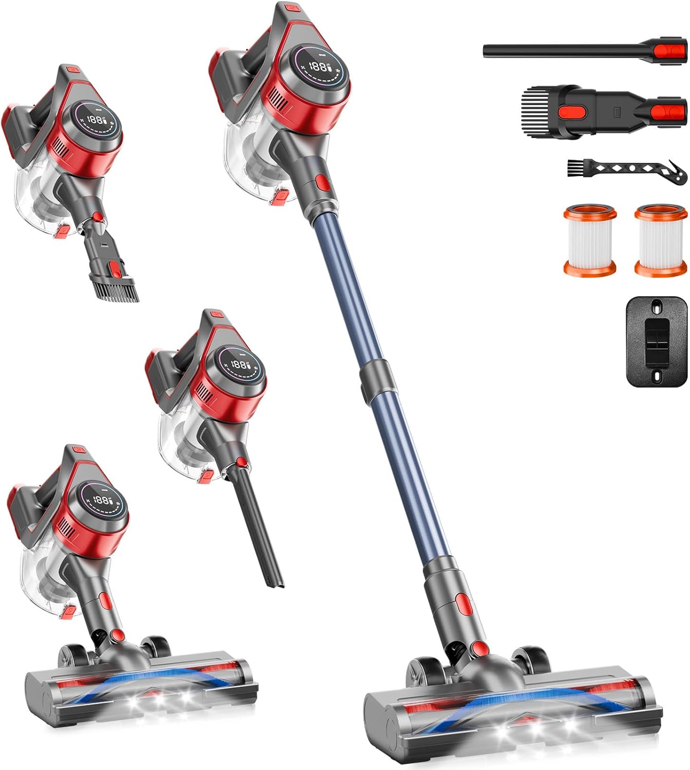 Cordless Stick Vacuum Cleaner with 35000Pa Suction Power