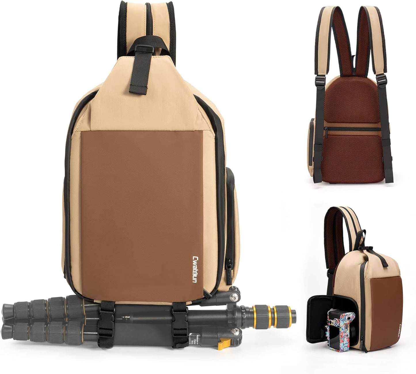 Cwatcun Camera Bag for SLR DSLR Compact Photography Needs
