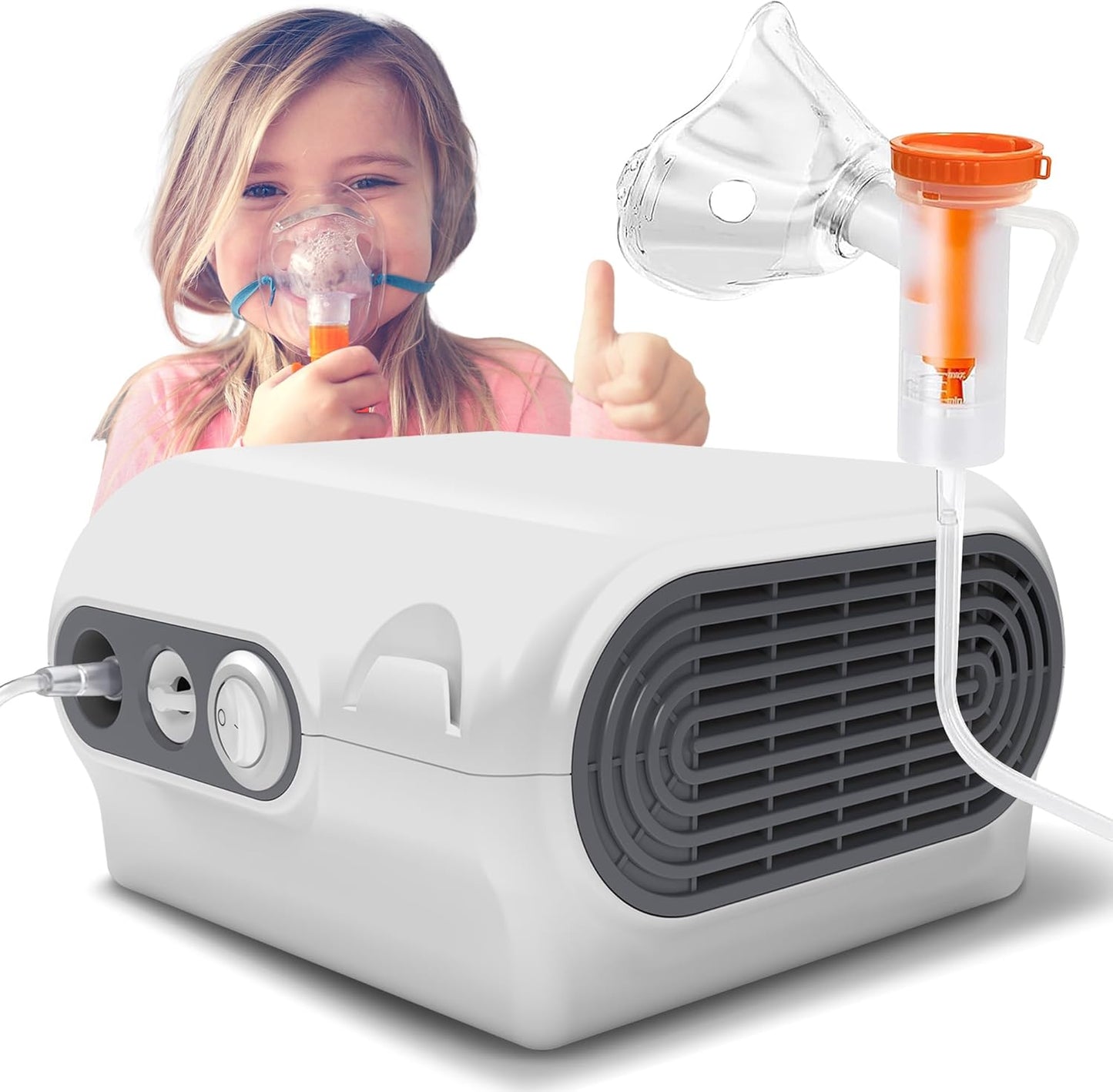 Nebulizer Machine with Mask & Tubing by Quvidi