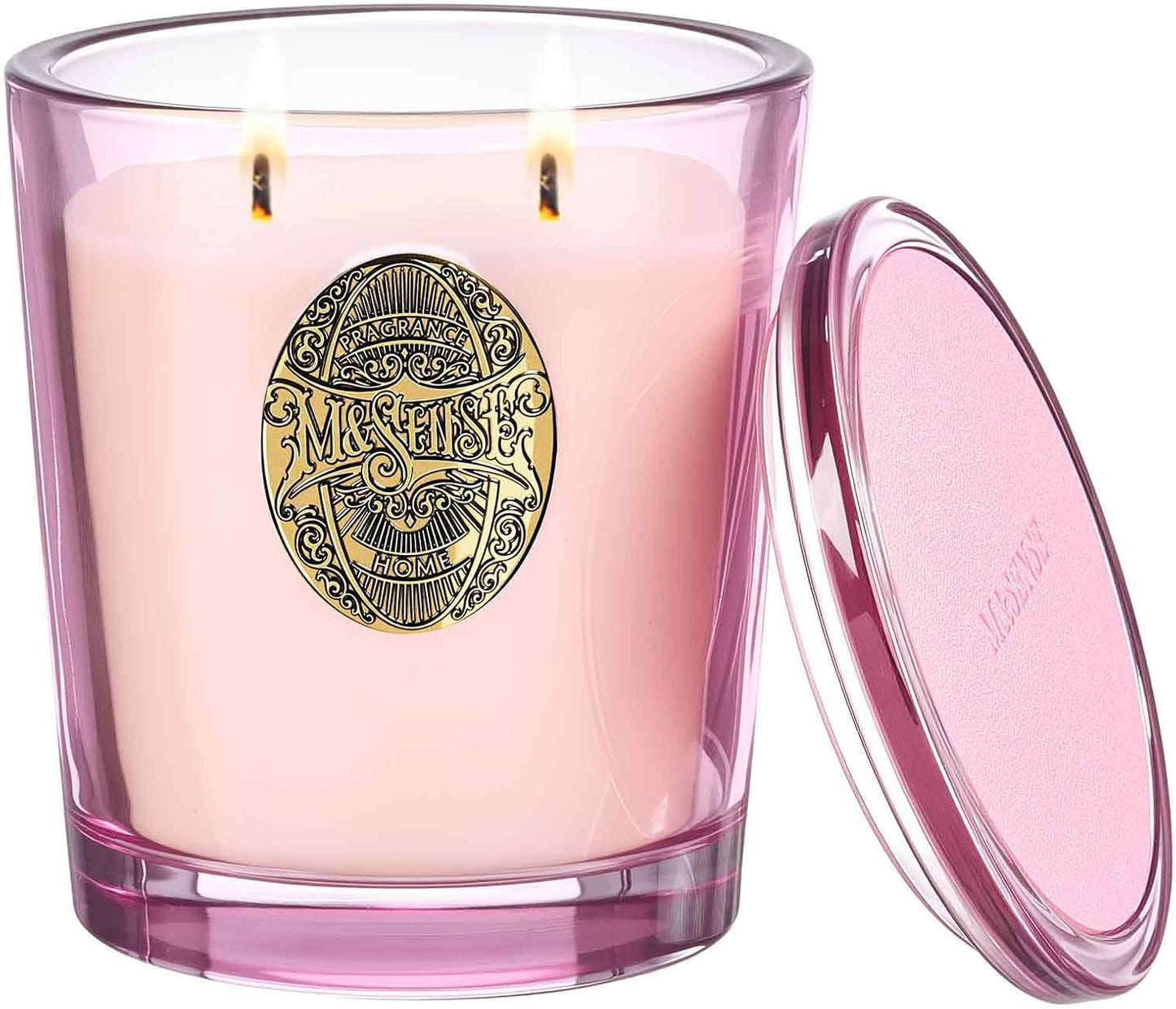 Large Two-Wick Soy Candle for Relaxation and Home Decor