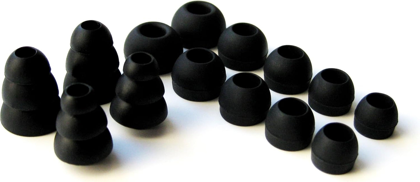 Ultimate Comfort: NICKSTON Black Ear Tips Set
