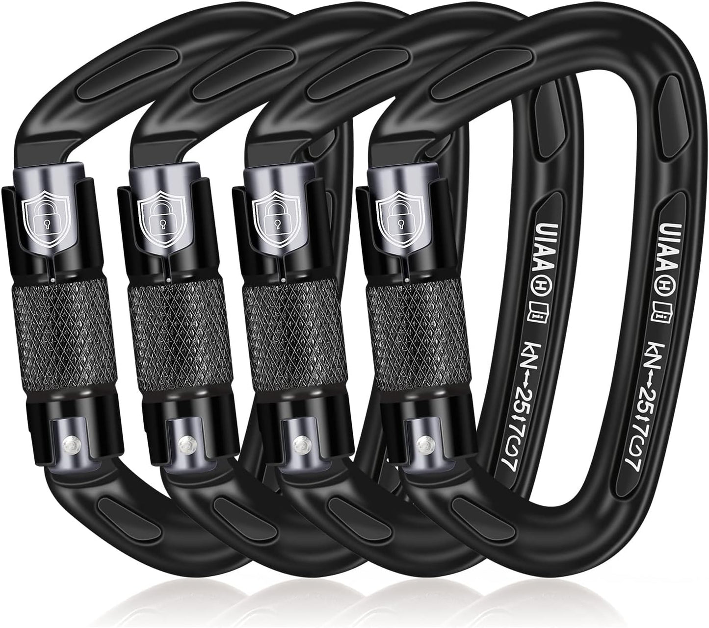25KN Auto Locking Carabiner for Climbing and Camping Gear