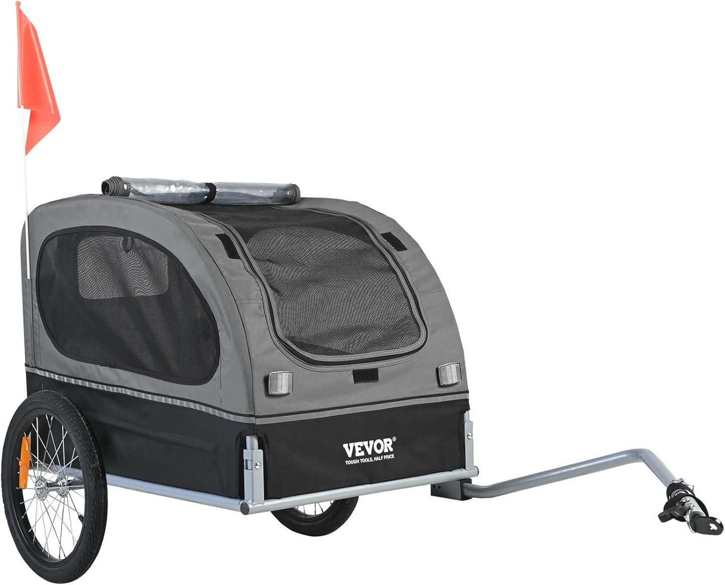 VEVOR Dog Bike Trailer for Easy Pet Transport on Your Rides