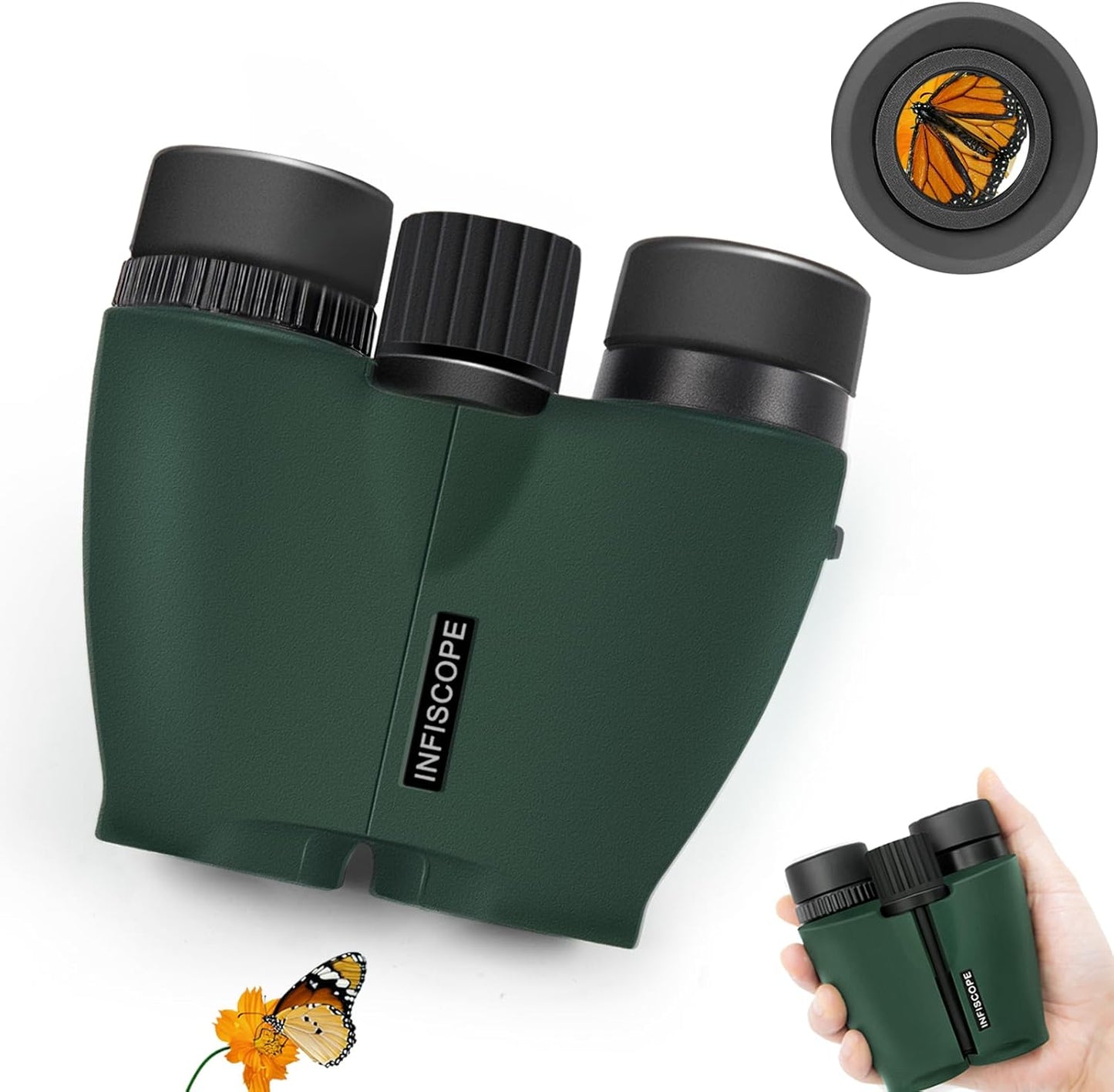 6x24 Compact Binoculars HD for Bird Watching and Travel