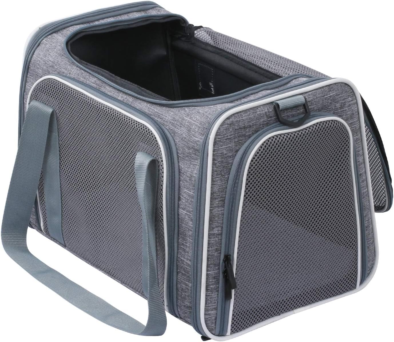 Soft-Sided Cat Carrier for Travel - Portable Pet Bag Up to 28 Lbs