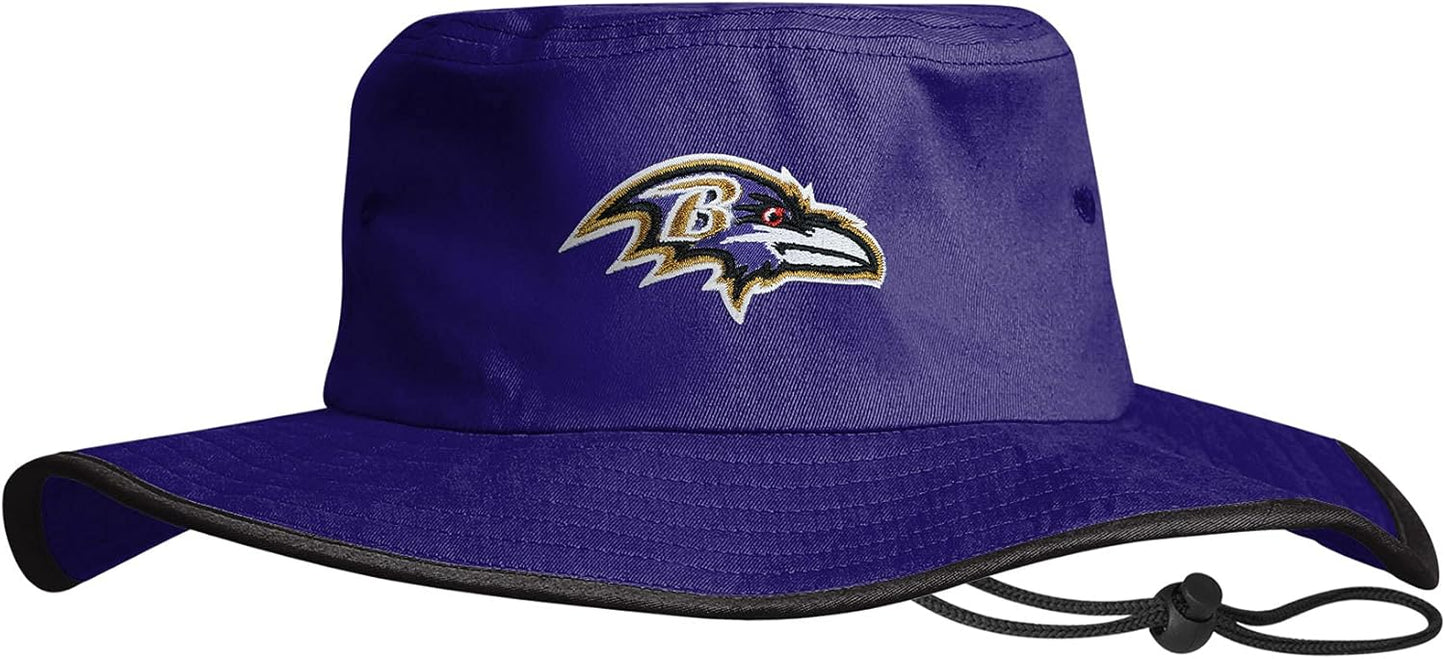 FOCO Unisex NFL Team Logo Sport Outdoor Sun Bucket Boonie Hat