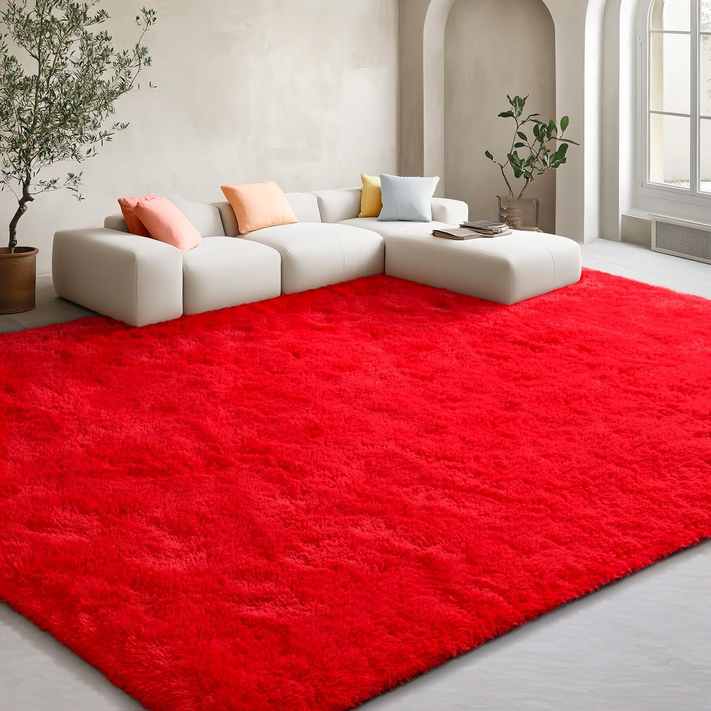 EVOIONOS 5x8 Washable Large Area Rug for Living Room Decor