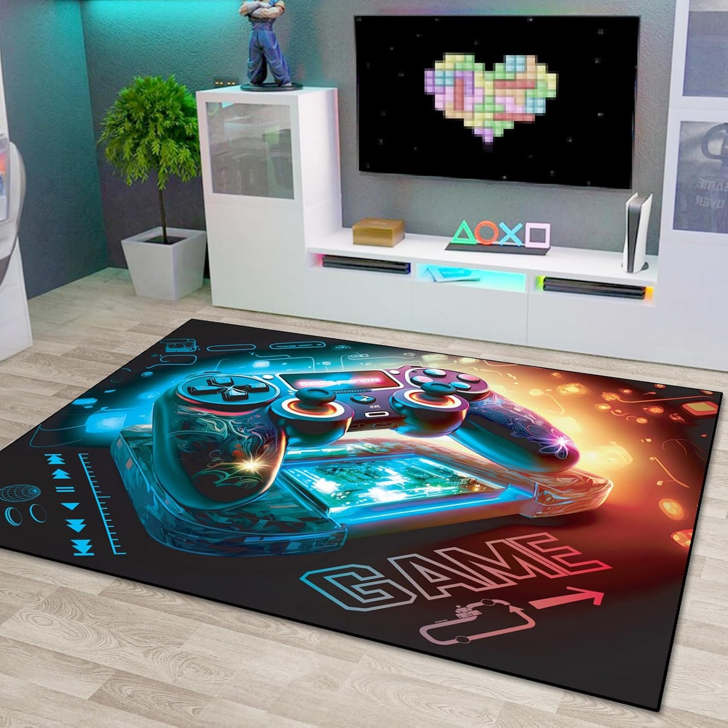 Gamer's Dream: 3D Gamepad Area Rug (60x40)