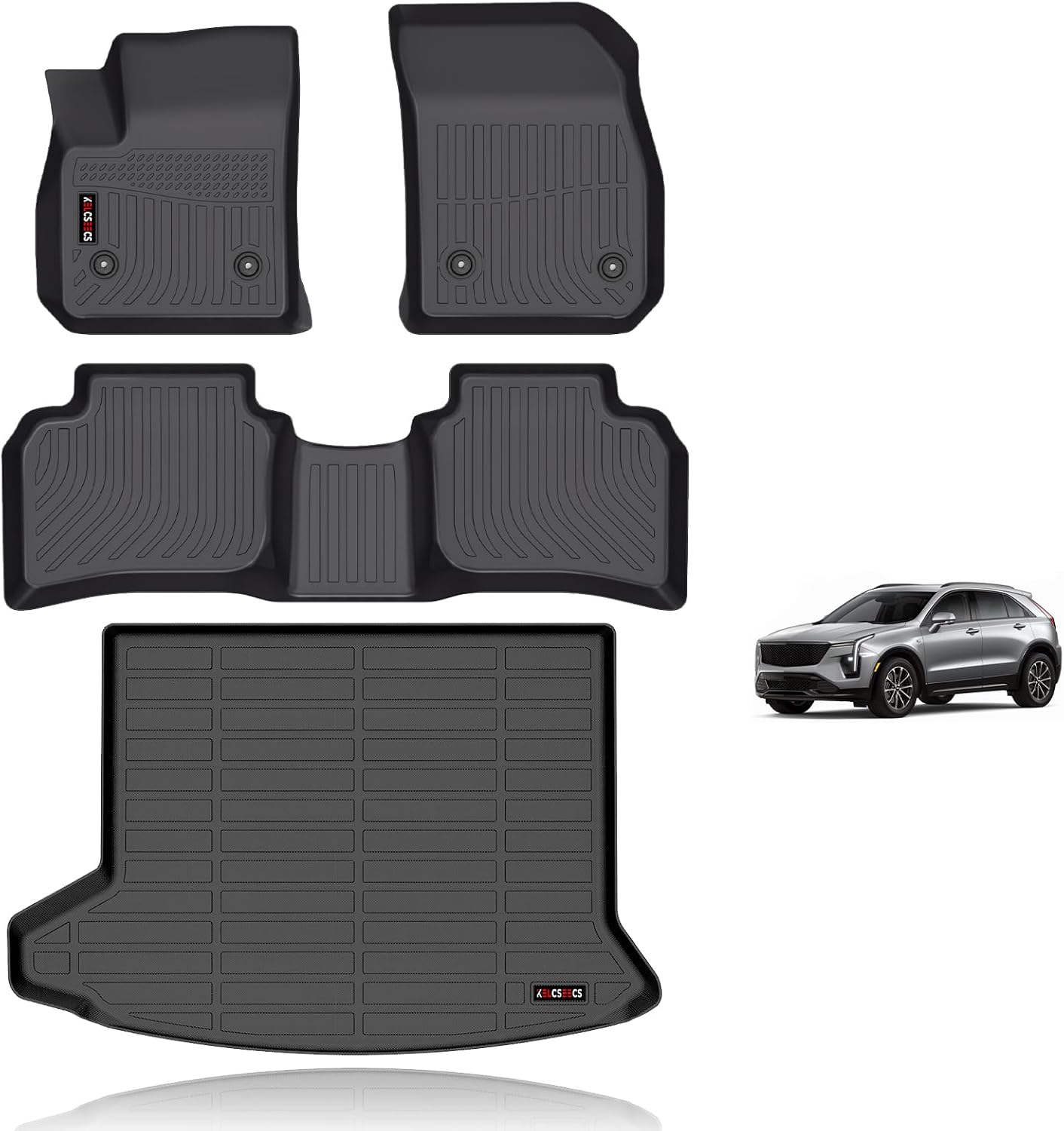 Custom All Weather Floor Mats for 2019-2024 Cadillac XT4