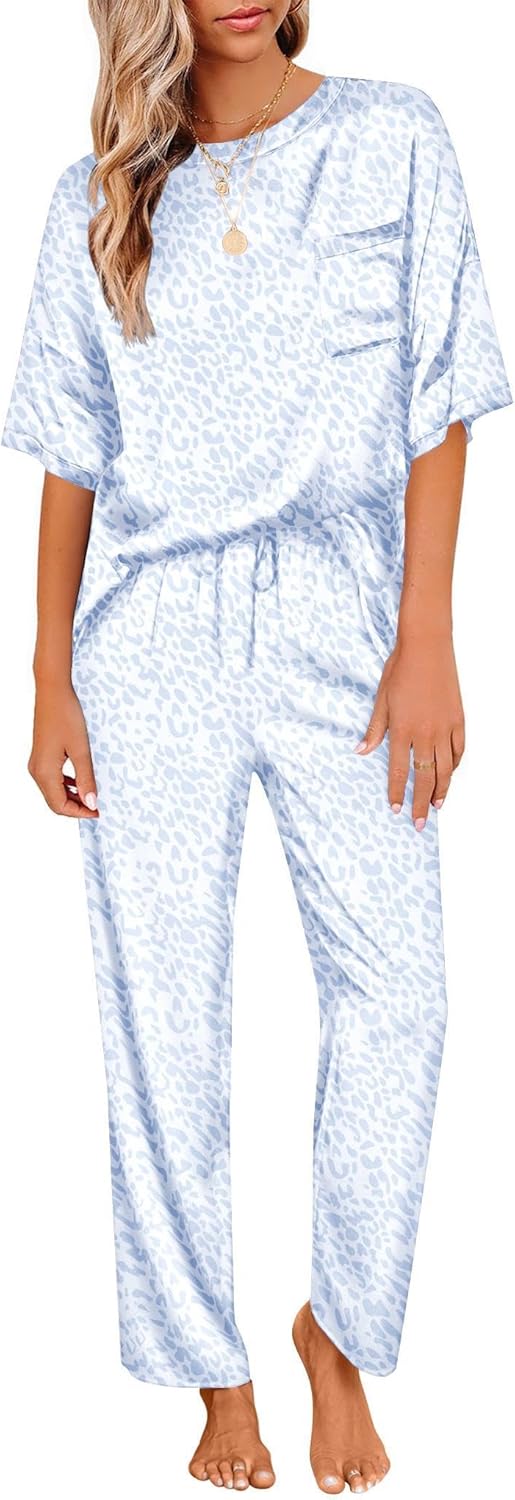 Ekouaer Womens Satin Silky Pajama Set for Ultimate Comfort